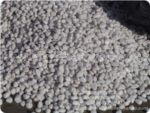 Pure White Pebble Stone, White Marble Pebble Stone