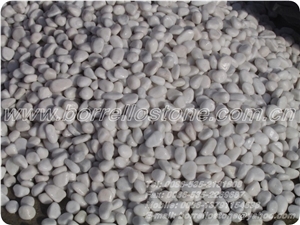 Pure White Pebble Stone, White Marble Pebble Stone