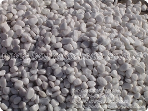 Pure White Pebble Stone, White Marble Pebble Stone