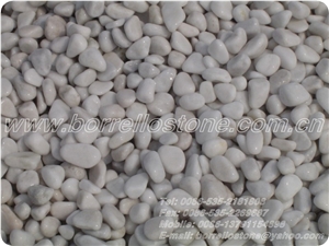 Pure White Pebble Stone, White Marble Pebble Stone