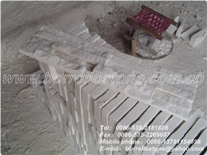 Snow White Marble Culture Stone