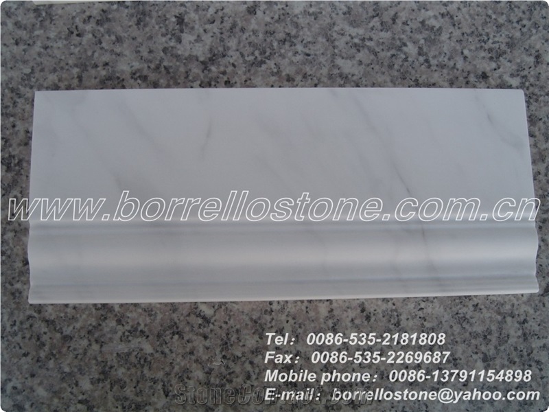 China White Marble Border Line