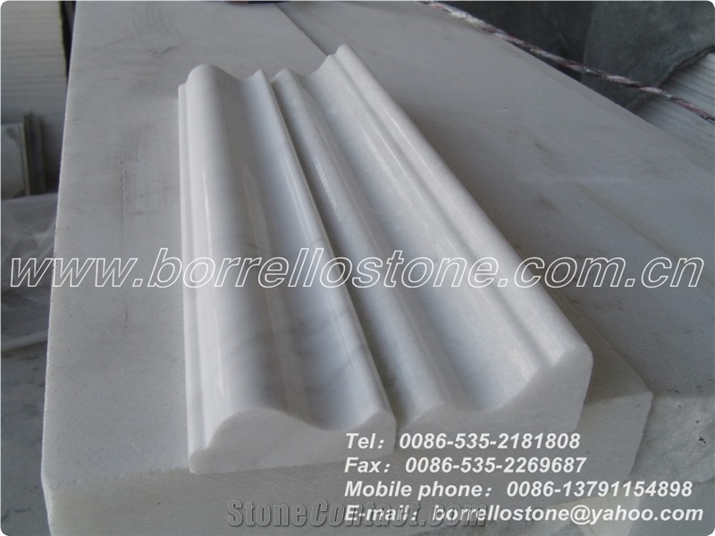 China White Marble Border Line