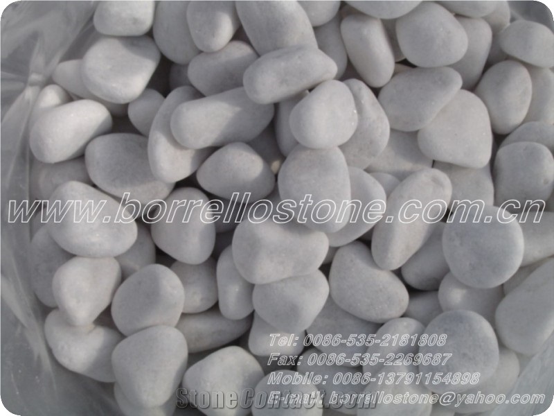 White Marble Pebble Stone