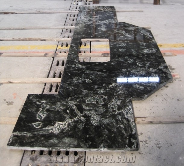 Golden Galaxy Granite Countertop