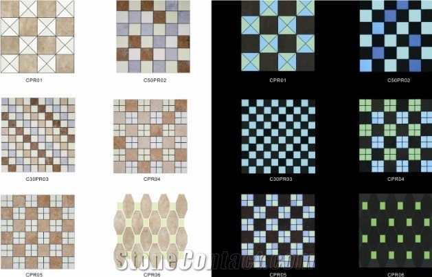 Glow in Dark Ceramic Tile