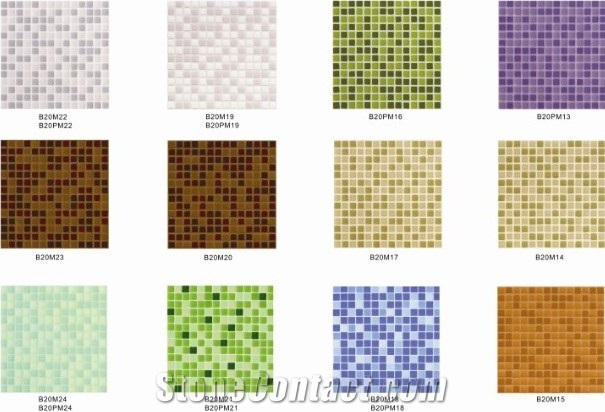 Swimming Pool Crystal Glass Mosaic