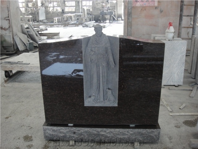 Catseye Jesus Monument, Catseye Brown Granite Monument