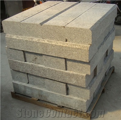 G664 Pink Color Granit Kerbstone, Pink Granite
