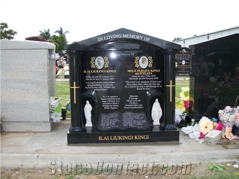 Black Granite Mausoleums, Columbarium, Shanxi Black Granite Columbarium