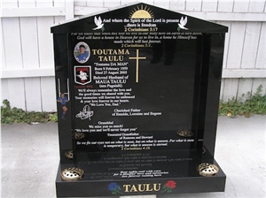Black Granite Mausoleums, Columbarium, Shanxi Black Granite Columbarium