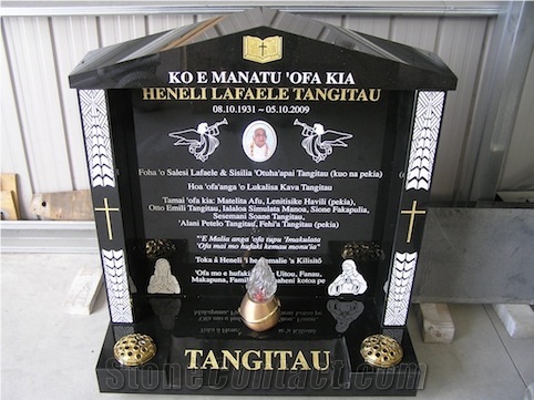 Black Granite Mausoleums, Columbarium, Shanxi Black Granite Columbarium