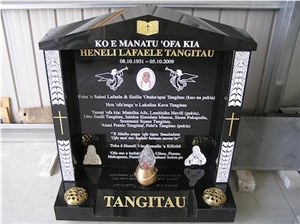 Black Granite Mausoleums, Columbarium, Shanxi Black Granite Columbarium