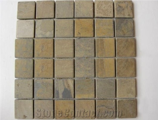 China Slate Mosaic, Beige Slate Mosaic