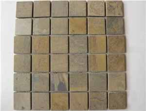 China Slate Mosaic, Beige Slate Mosaic