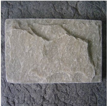 Beige Slate Mushroom Wall Cladding