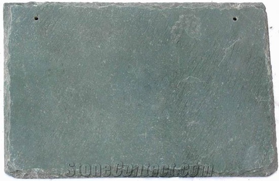 Natural Roofing Slate Tiles, Green Slate Roof Tiles
