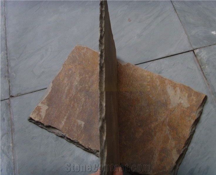 Natural Roofing Slate Tiles, Beige Slate Roof Tiles