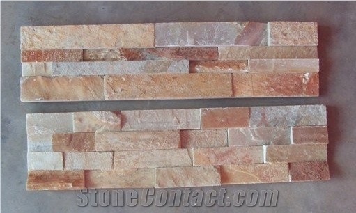 Pink Slate Cultured Stone,Ledge Stone,Veneer
