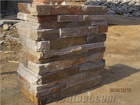 Beige Slate Corner Stone