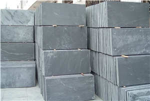 Slate Flooring Tiles, China Grey Slate