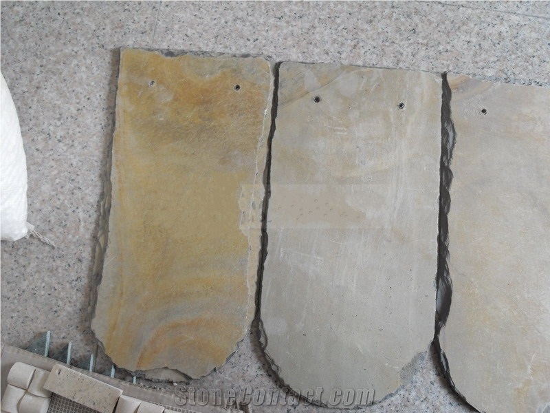 Beige Slate Roof Tile