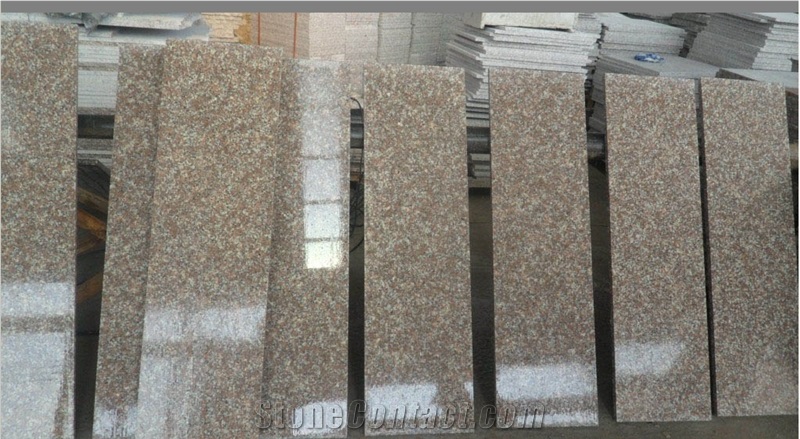 G687 Peach Red Granite Countertops