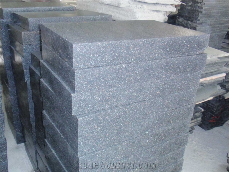 Green Porphyry Stone Flamed Tile, Green Porphyry Granite Slabs & Tiles