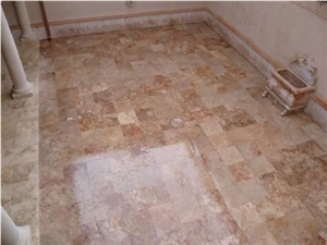 Travertine Al-Andalus Slabs, Grey Travertine