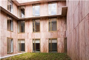 Travertino Rojo Red Travertine Blocks