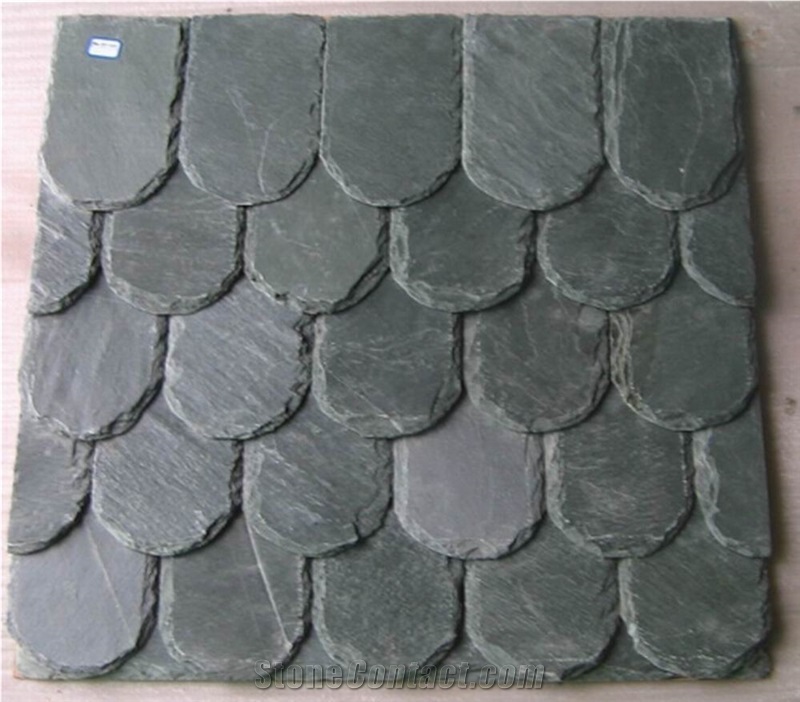 Black Slate Roof Tiles