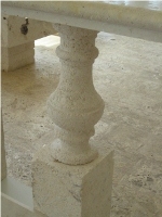 Coral Stone Balustrade, Boca Chica Coral Stone Balcony Handrail