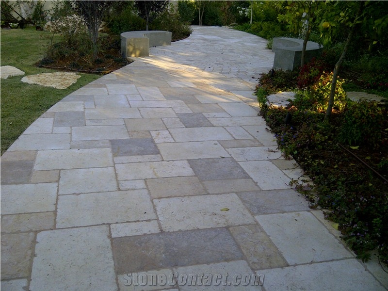 Jerusalem Gold Limestone Tiles, Israel Yellow Limestone