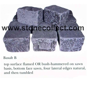 Black Basalt Tumbled Paving Stone Black Basalt Tumbled Paving Stone