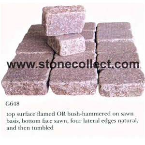 G648 Granite Tumbled Paving Stone G648 Granite Tumbled Paving Stone