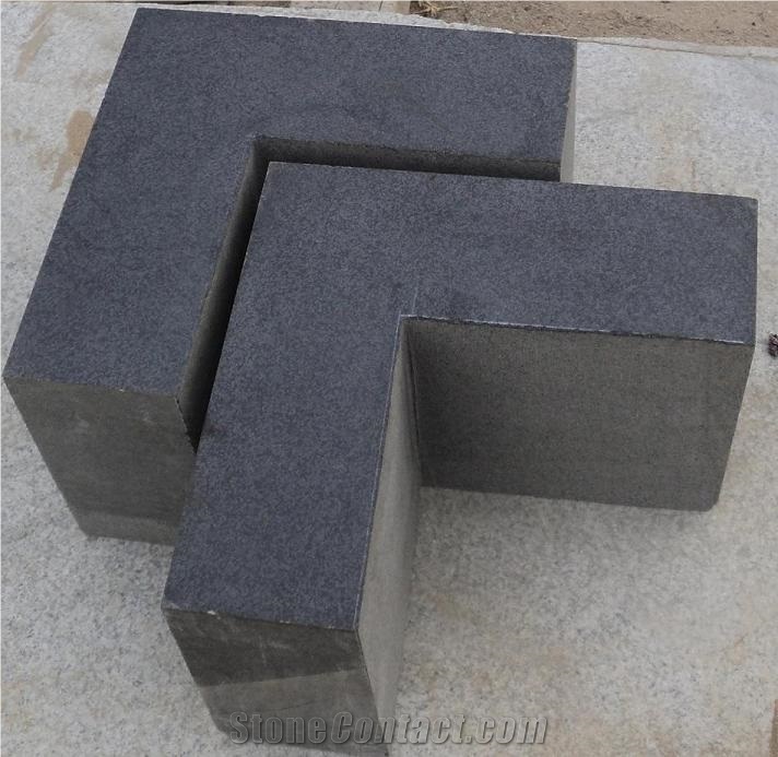 Absolute Black Kerbstone, Black Granite Kerbstone