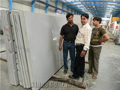 India Grey Quartzite Slabs,Silver Shadow Quartzite