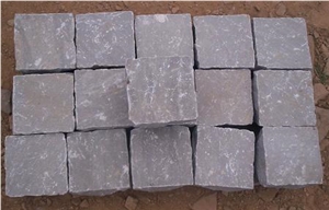 Kandla Grey Sandstone Cubes, Kandla Gray Cobbles Stone,Delhi Grey Sandstone Cubestone, Cobbles