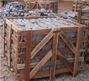 Kandla Grey Sandstone Cubes, Kandla Gray Cobbles Stone,Delhi Grey Sandstone Cubestone, Cobbles