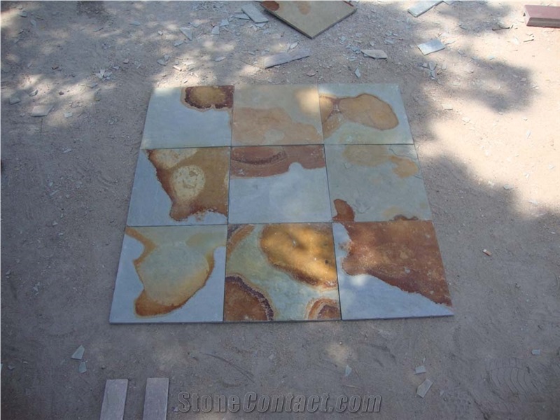 M.Green Limestone, M.Green Rustic Limstone Slabs & Tiles