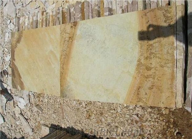 Mint Fossil Sandstone Tile
