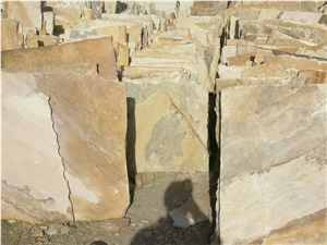Mint Fossil Sandstone Tile