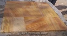 Teakwood Sandstone, Multicolour Sandstone ,Color Slabs & Tiles