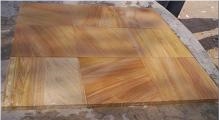 Teakwood Sandstone, Multicolour Sandstone ,Color Slabs & Tiles