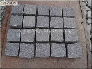 Padang Dark Granite Cobble Stone, Padang Dark Black Granite Cobble Stone