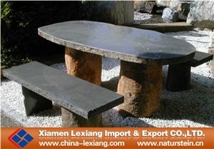 China Granite Stone Design,Beige Granite Bench & Table