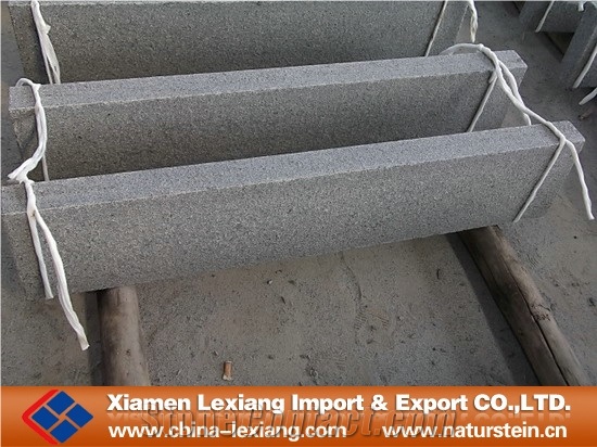 G654 Flamed Curbstone, G654 Black Granite Curbstone