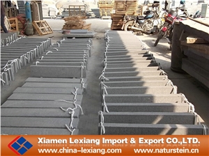 G654 Flamed Curbstone, G654 Black Granite Curbstone