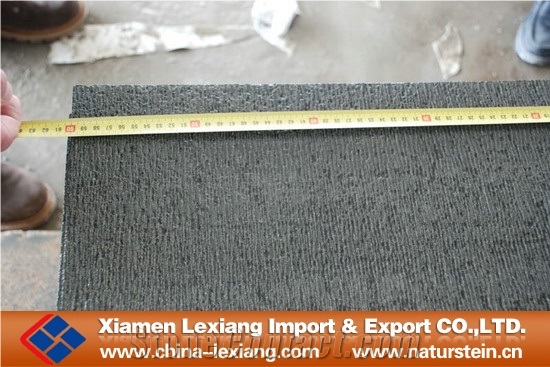 G685 Granite Chiseled Tile, China Black Granite