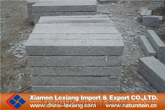 Large Fine Picked Granite Palisade, G603 White Granite Palisade
